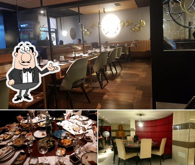 Dai un'occhiata agli interni di Hanami Sushi Restaurant