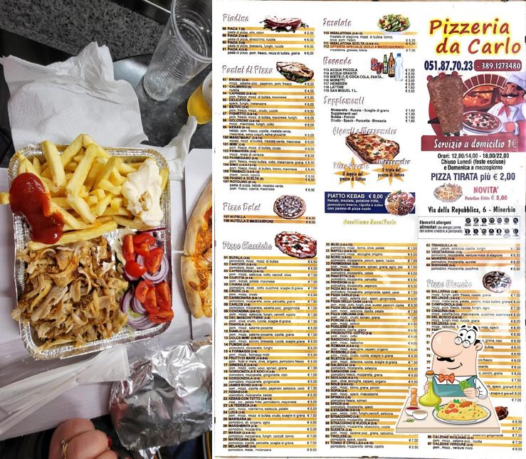 Cibo al Pizzeria da Carlo