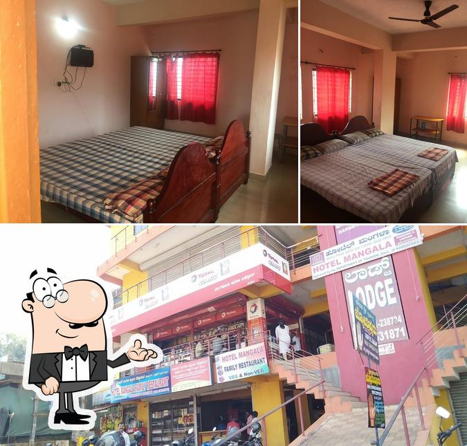 The interior of Mangala Bar and lodge