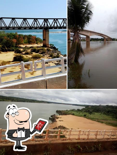 O exterior do Bar Beira Rio