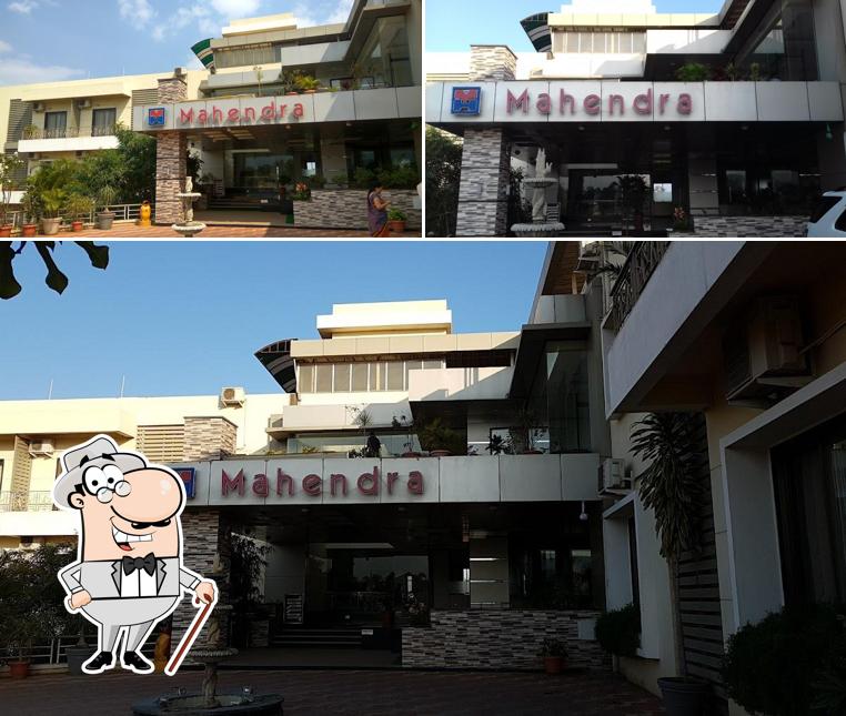 The outside part is an important feature of Hotel Mahendra