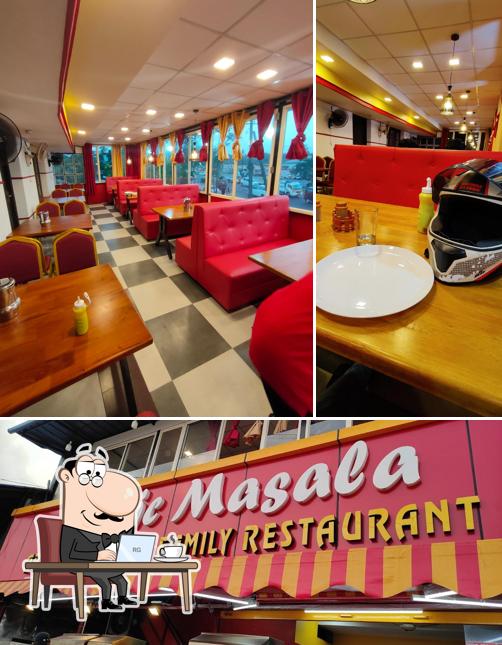 The photo of Magic Masala Ayathil’s interior and food