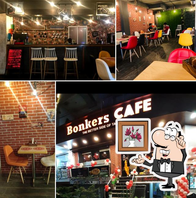 The interior of Bonkers Cafe & Restaurants