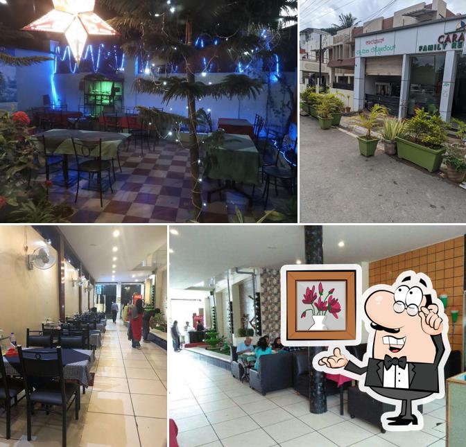 Take a seat at one of the tables at GRAND CARAVAN FAMILY RESTAURANT