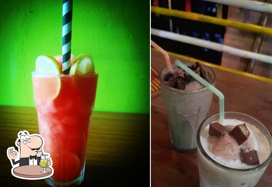 Try a drink from the menu