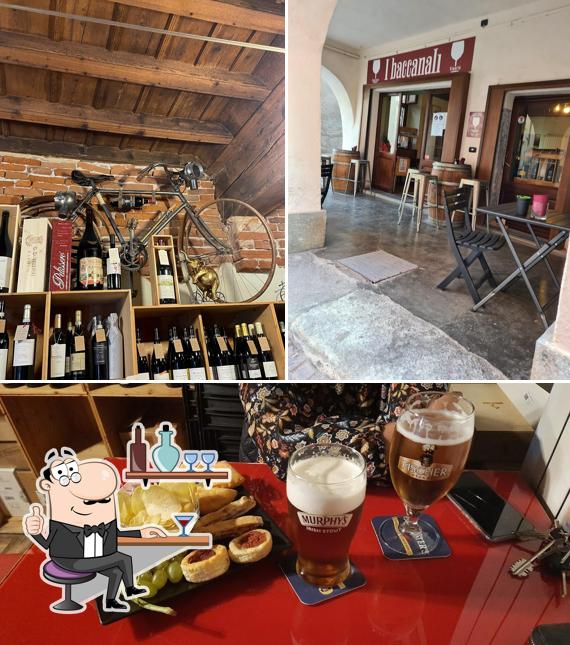 Questa è la immagine che mostra la interni e birra di I Baccanali