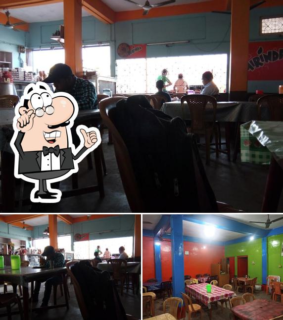 The interior of Maa Kali Hotel