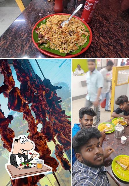 Food at AM Briyani Kalai Maadu silai