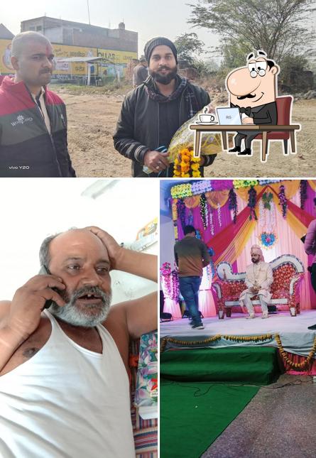 The interior of Asha Hotel- Owner PP Chauhan