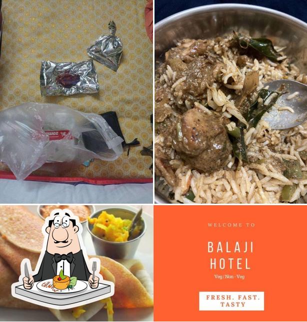 Food at Balaji Hotel
