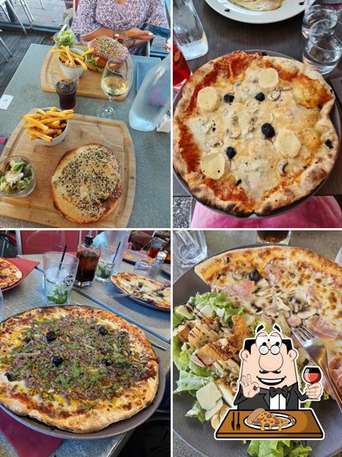 A Brasserie du Cours, vous pouvez déguster des pizzas