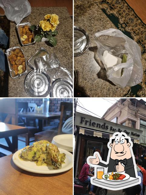 Food at Friend's Bar-Be-Que Nation