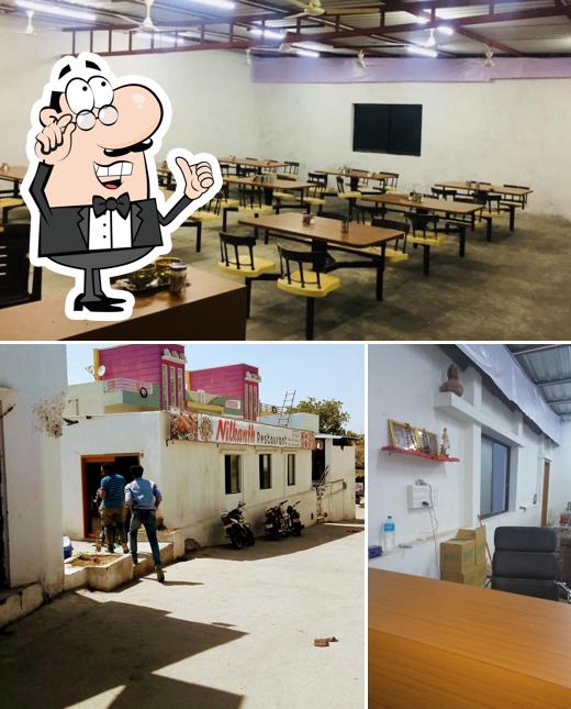The interior of Neelkanth restaurant