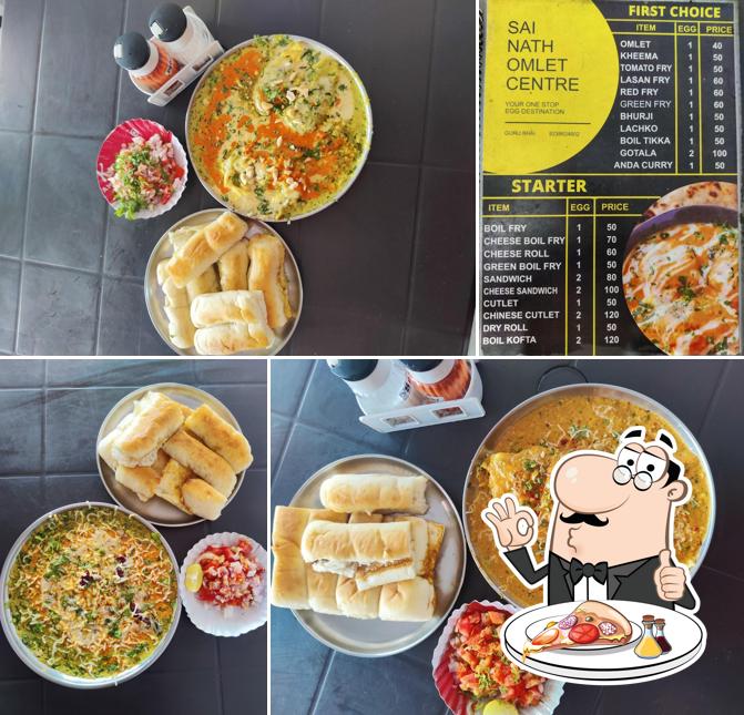 Order pizza at Sainath Omlet Center