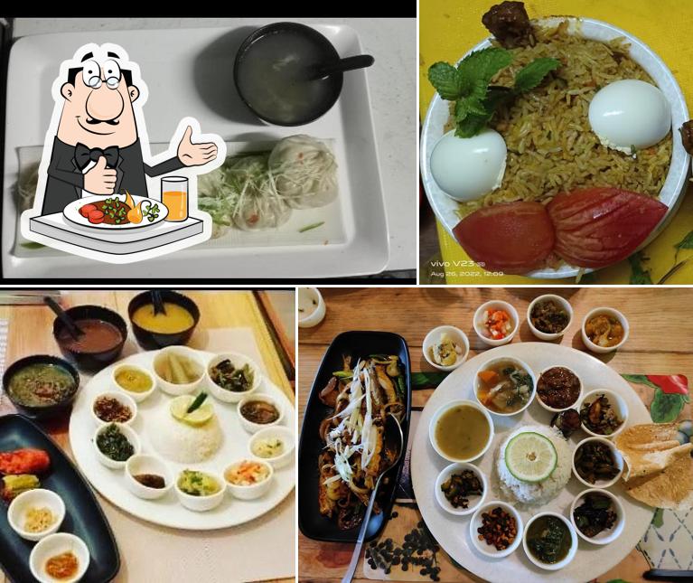 Food at The Flavours restaurant