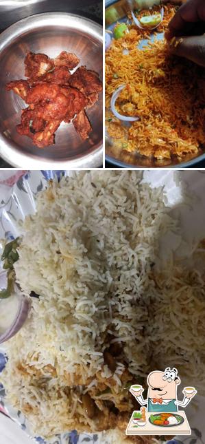 Food at S Kota's Hotel Muntaj