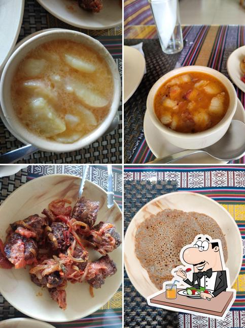 Food at Za Khang Authentic Bhutanese Restaurant