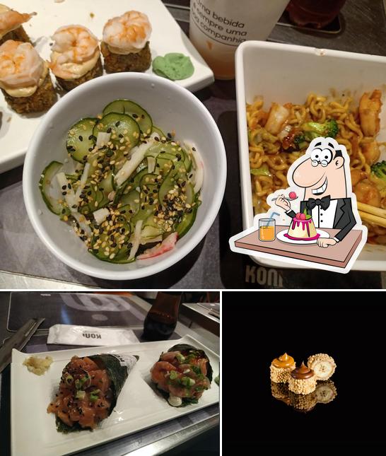 Desfrute de uma das sobremesas