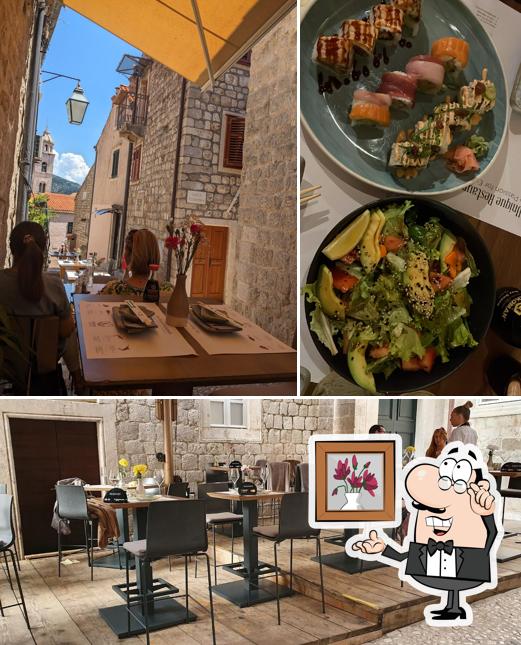 Gli interni di Bota Šare Oyster & Sushi Bar