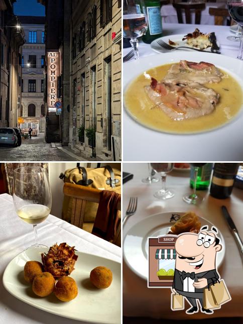 Gli esterni di Al Pompiere Roma