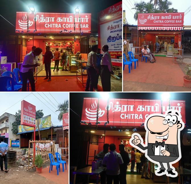 The interior of Chitra Coffee Bar