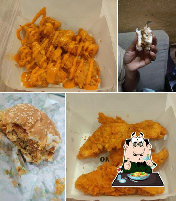 Meals at KHA - Burgers, Fries, Fried Chicken