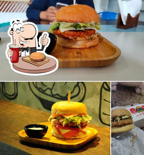 Order a burger at Boss of Burgers (BOB)