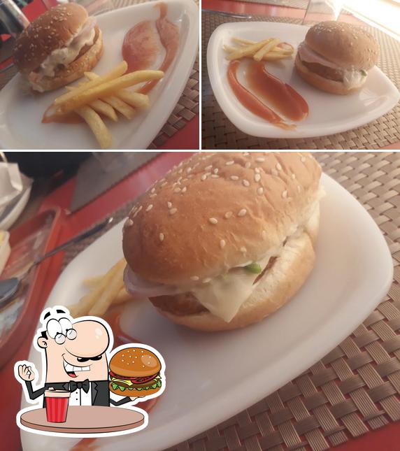 Get a burger at LC