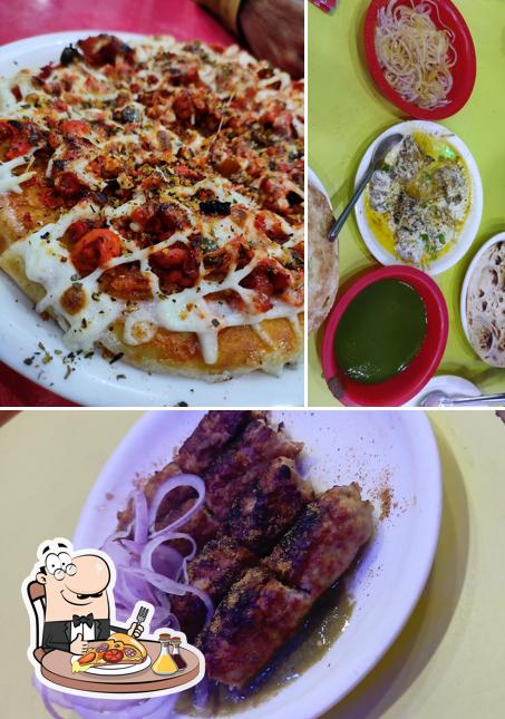 Pick pizza at New SK Chicken