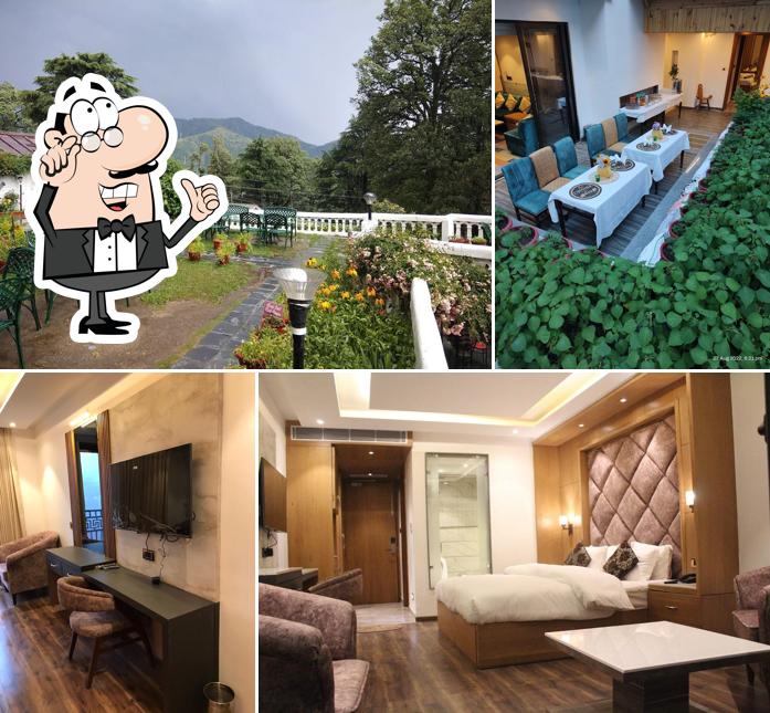 The interior of Sagrika Resort - Luxury Resort I Hotels in Dalhousie Best Resort in Dalhousie Dalhousie hotels