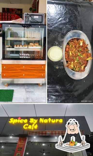 Among various things one can find food and exterior at Spice By Nature