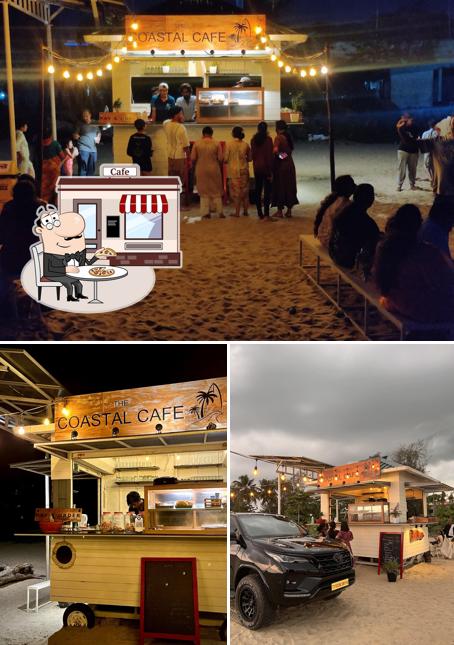The exterior of THE COASTAL CAFE