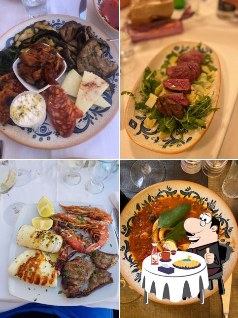 Piatto di formaggi al trattoria al buco