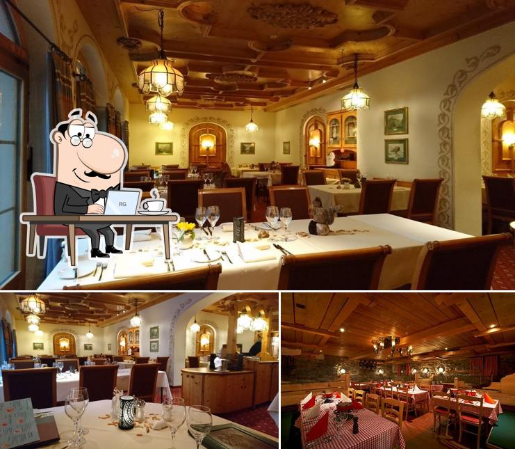 Siediti a un tavolo di Restaurant Föhrenstube + Gaststube Grindelwald