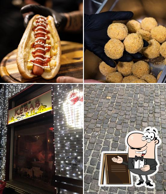 La immagine della esterno e cibo di Il Regno del Kebab