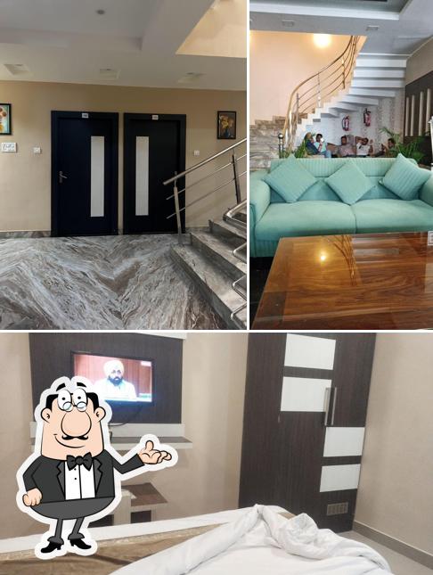 The interior of Hotel Rameshwaram