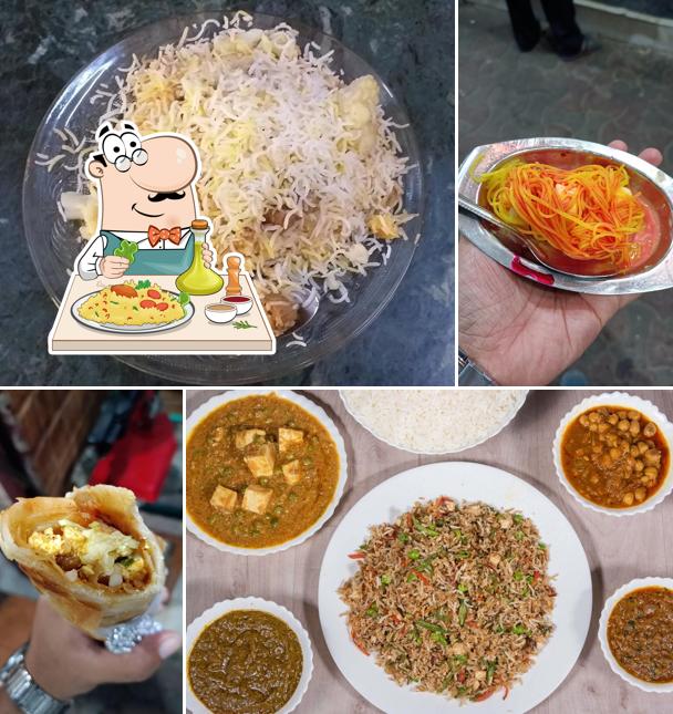 Food at Punjabi Hotel