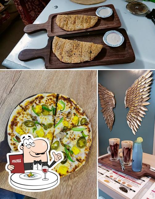 The restaurant's food and beverage