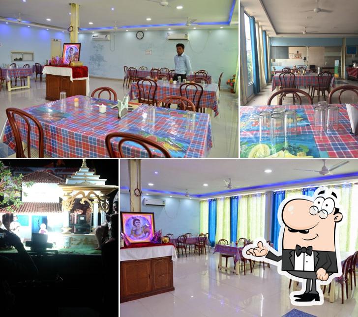 The interior of Hotel Nandgaon & Highway Delight Veg. Restaurant