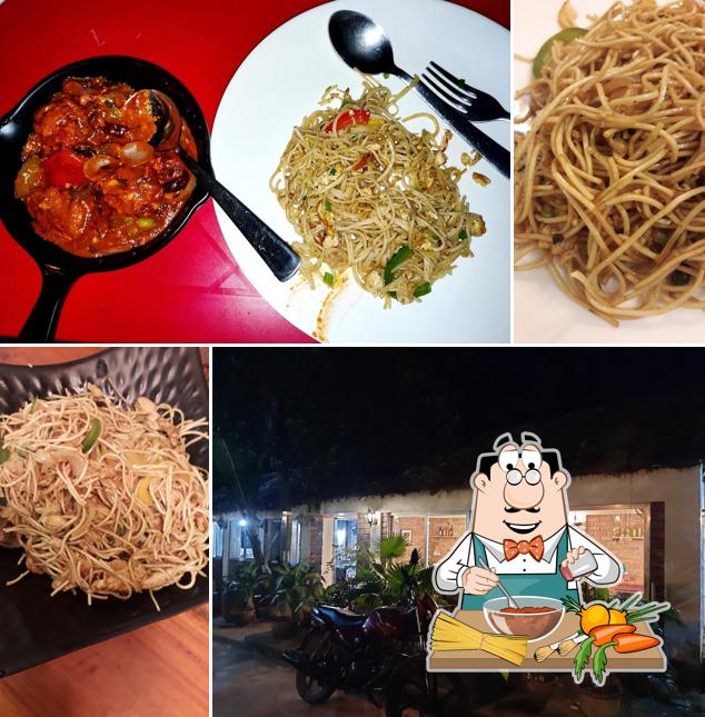 Spaghetti bolognese at Kurrypata cafe house kornika restaurant