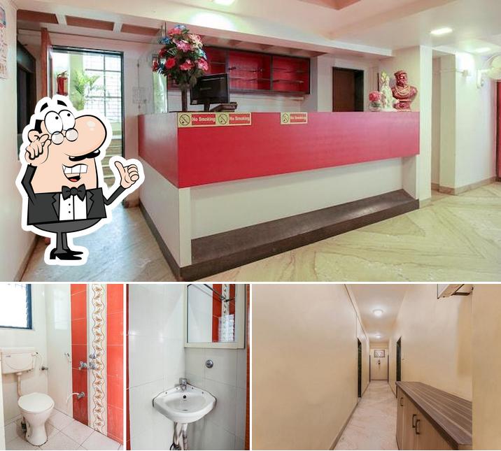 The interior of OYO Hotel Kandil