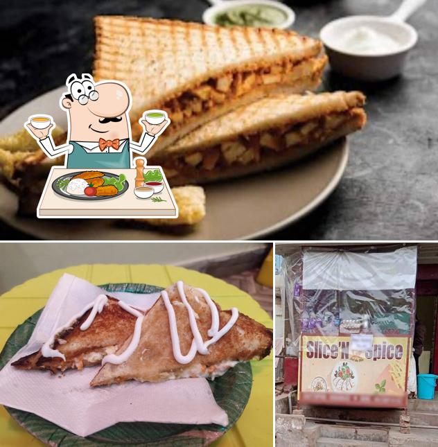 This is the image showing food and beverage at Slice And Spicy