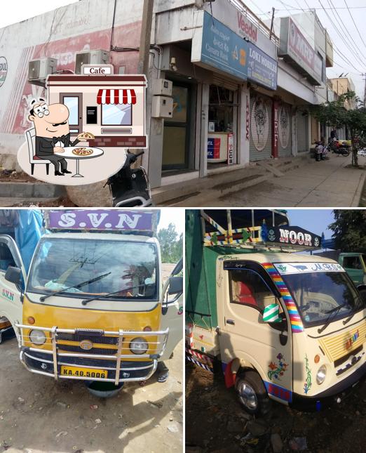 The exterior of Thirumala Hotel