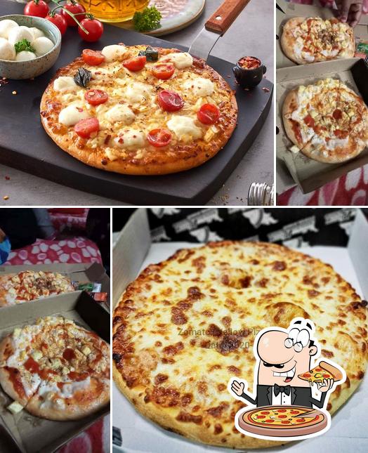 Yellow pizza