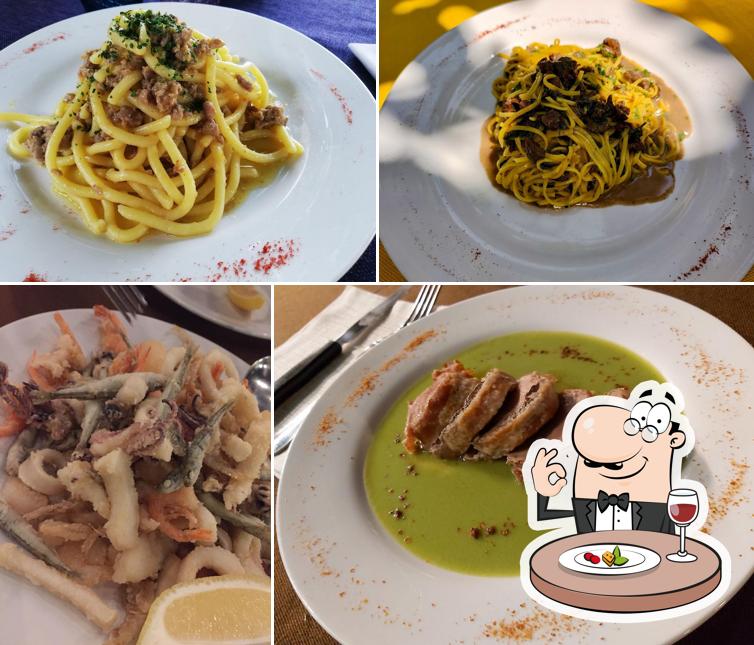 Platti al Trattoria alla Baracca