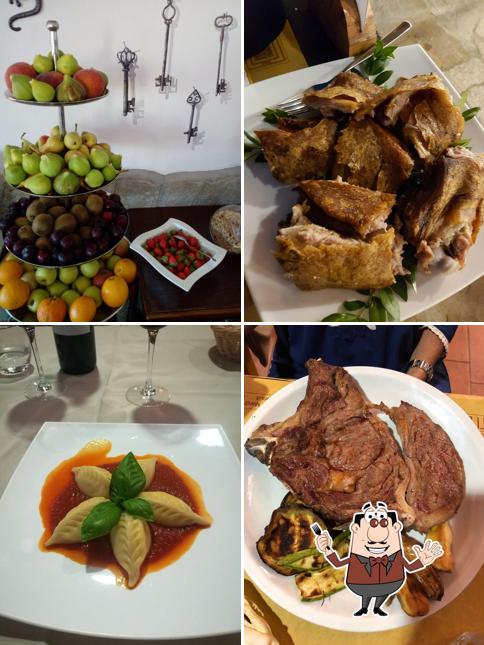 Cibo al Ristorante Orti di Nora