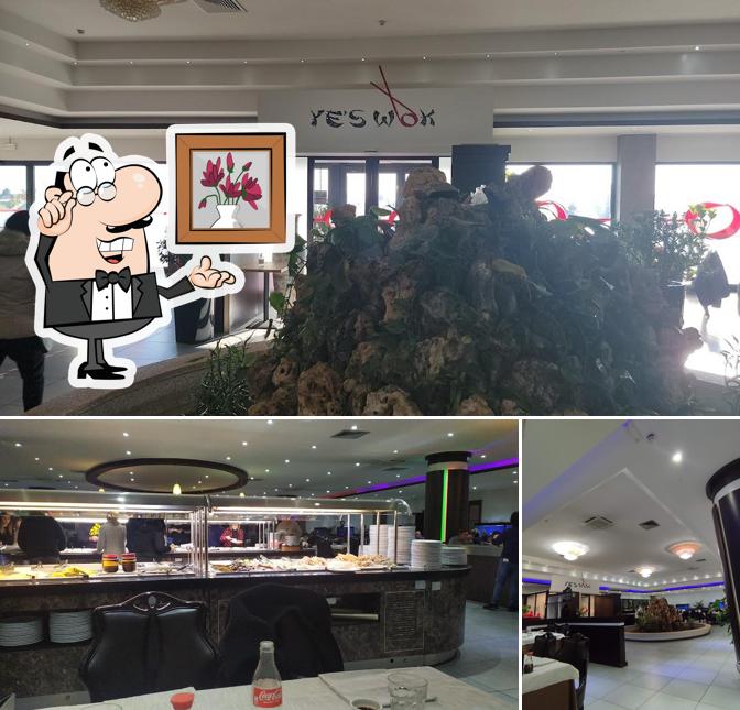 Gli interni di Ye's Wok Restaurant