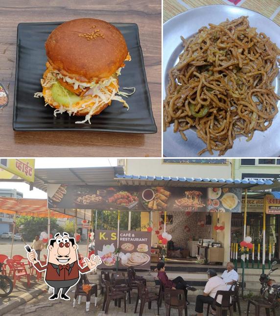 Among various things one can find food and interior at K. S. Cafe & Restaurant
