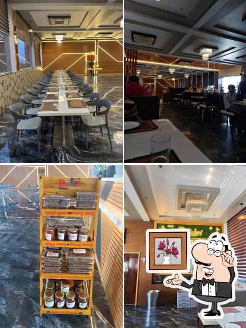 The interior of Ramdev Multicuisine Restaurant Best Restaurant In Dhandhuka Best Veg & Family Restaurant Best Multicuisine Restaurant