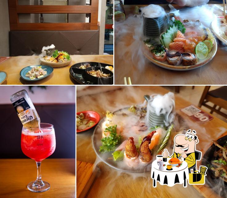 Platos en Noha Sushi-Vila prudente